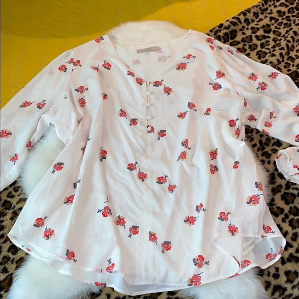 Pretty flower blouse